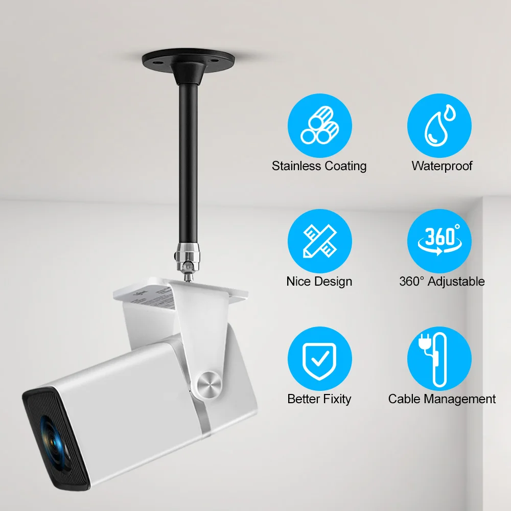 LED réglable DLP Mini projecteur plafond support mural HY300 Pro DV caméra caméscope SLR support support projecteur support