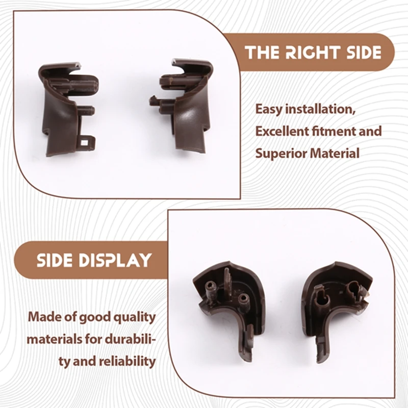 Super Sale A2228600922 Rear Seat Belt Fastener Guide Ring Buckle Base for Mercedes-Benz S-Class W222 S320 S350 S400 Brown