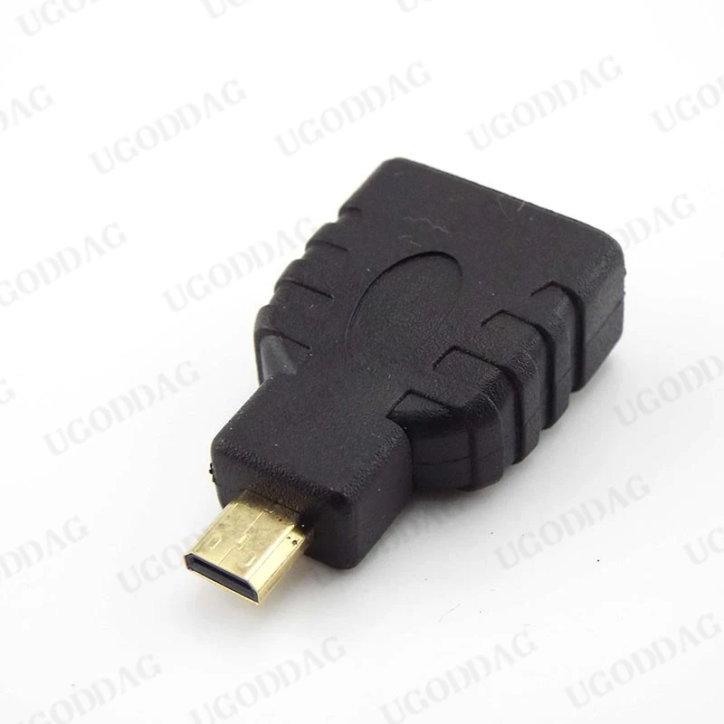 1-5 PCS Micro HDMI-compatible Male to Female Adapter Type D to A HD Connector Converter Adapter for Xbox 360 for PS3 HDTV L19