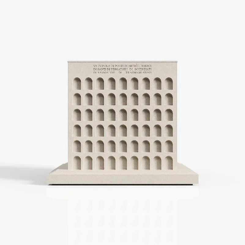 

Персонализированный креативный подставка для ручек в виде архитектурной модели из цемента, настольный органайзер для офиса