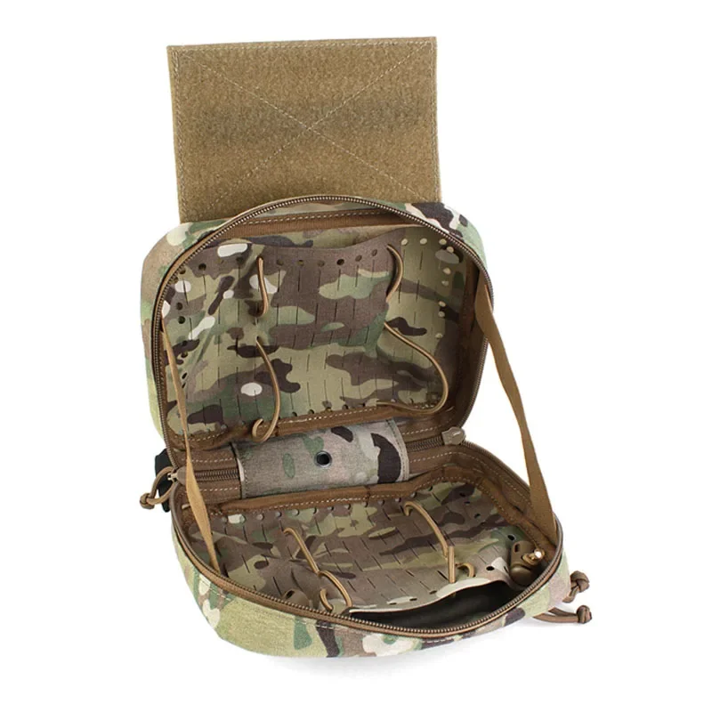 Chaleco táctico con bolsa pectoral y abdominal MOLLE - imagen 3