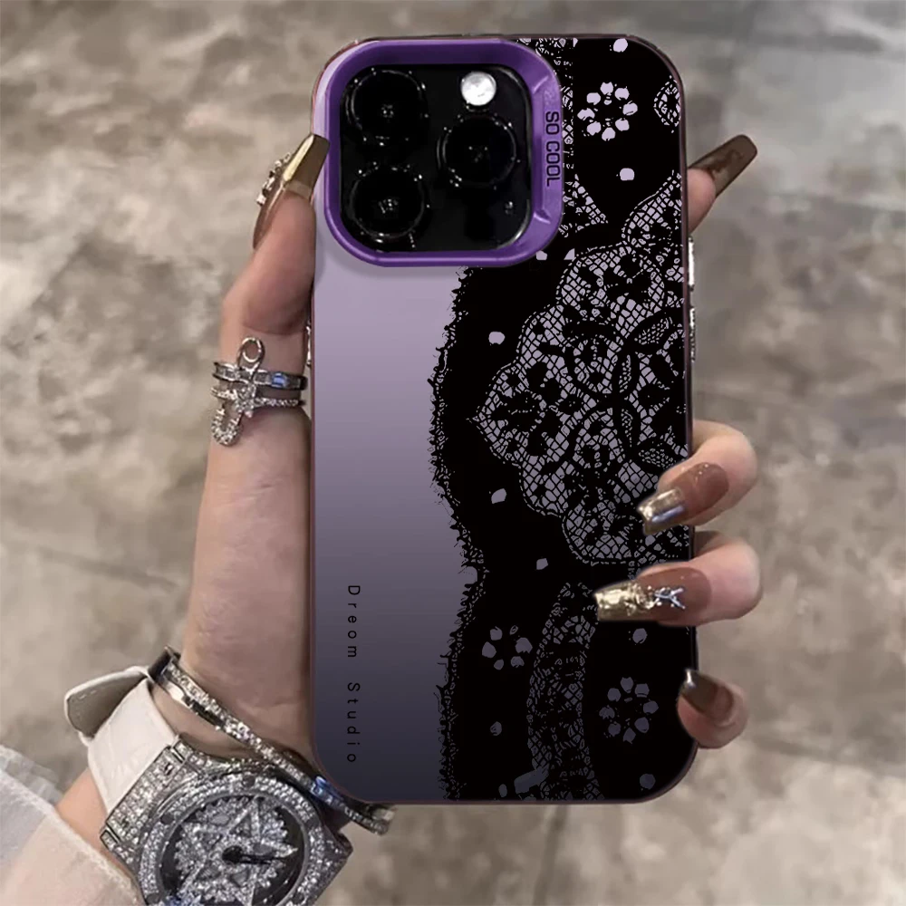 Dreom Lace TPU Hülle für Samsung Galaxy S26 S25 S24 S23 Ultra S22 S21Plus FE A57 A56 A55 A54 A53 A36 A35 A34 5G Stoßfeste Schutzhülle – Detail 9