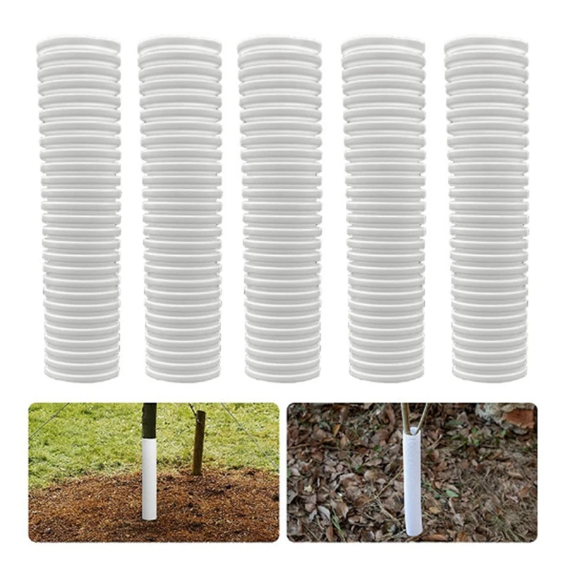 20Pcs Corrugated Tree Guards Saplings Tree Trunk Protectors Tree Trunk Guard, Deer And Rabbit Protection Tree Guard Wrap Durable