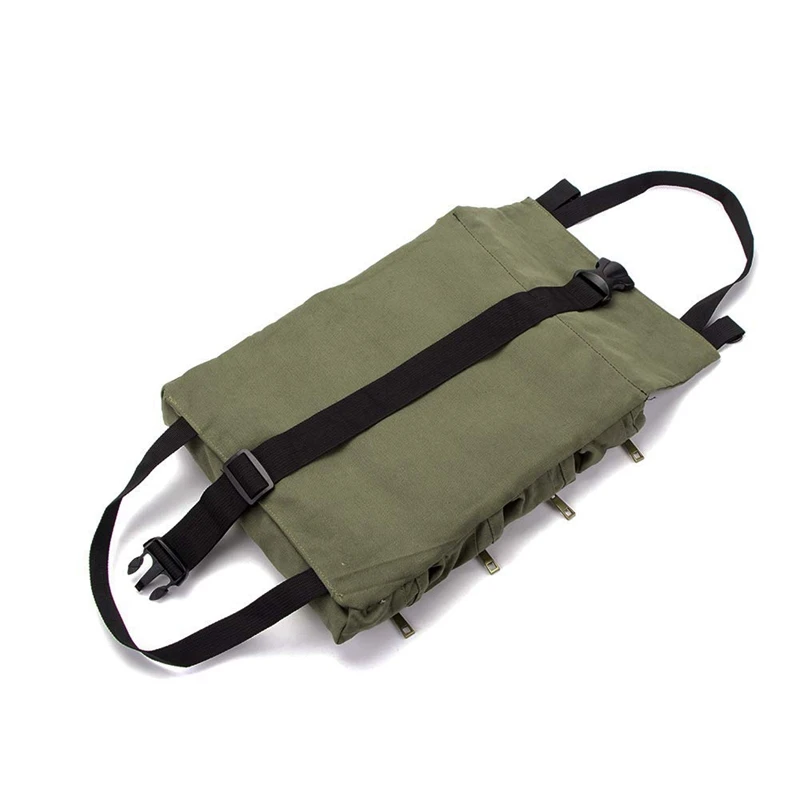 Roll Up Tool Bag Multi-Purpose Tool Pouch Wrench Organizer Small Shoulder Tool Bag Hanging Zipper Carrier Tote