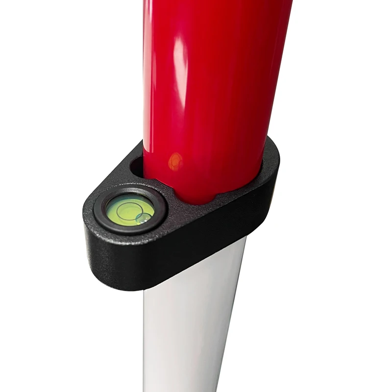 Pólo telescópico de alumínio de 5.2m para pesquisa terrestre, estação total, haste de levantamento, prisma de alta visibilidade, peças de instrumento, acessórios