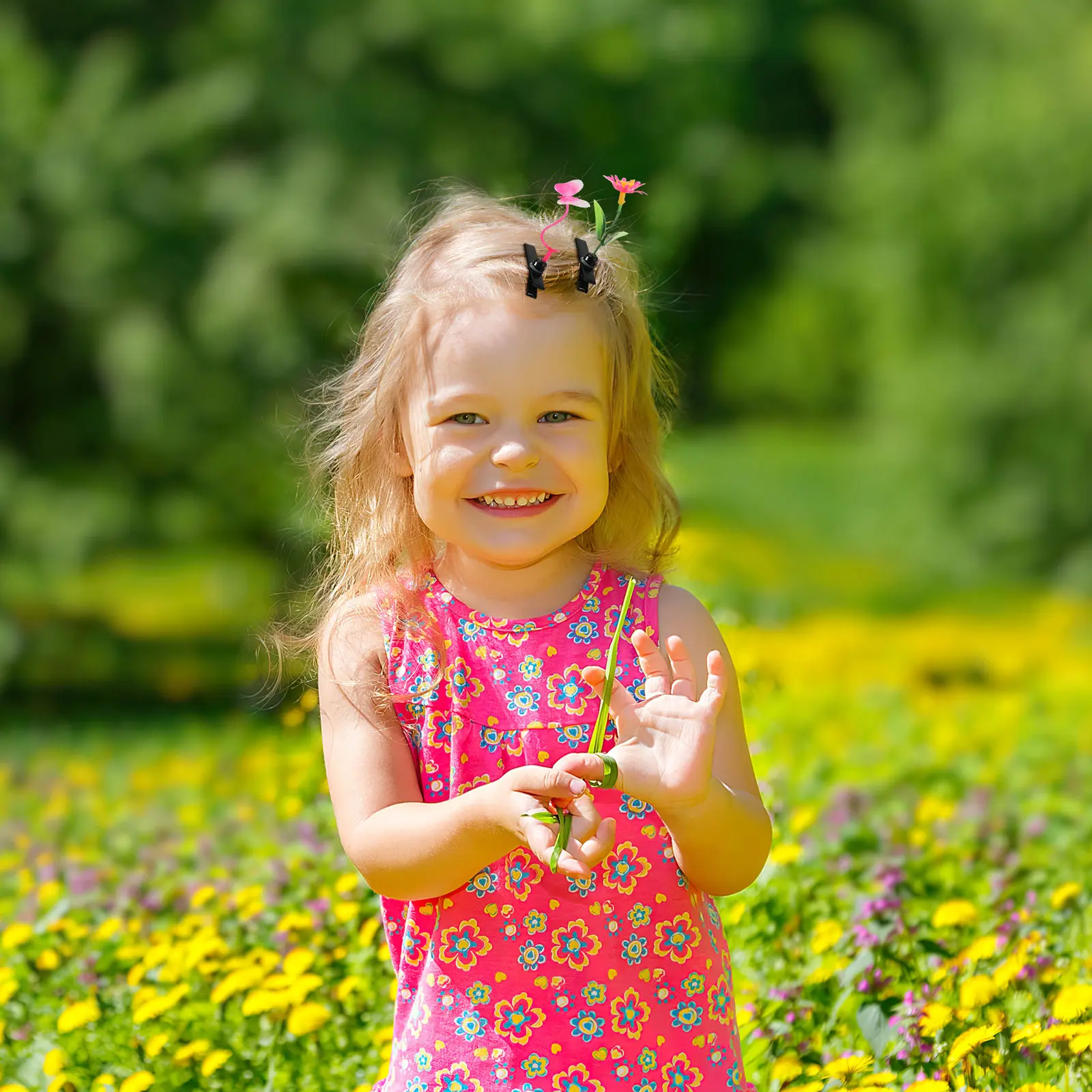 

Набор из 28 заколок для волос в виде растений, креативные заколки-зажимы, милые аксессуары для волос для шопинга, вечеринок и путешествий