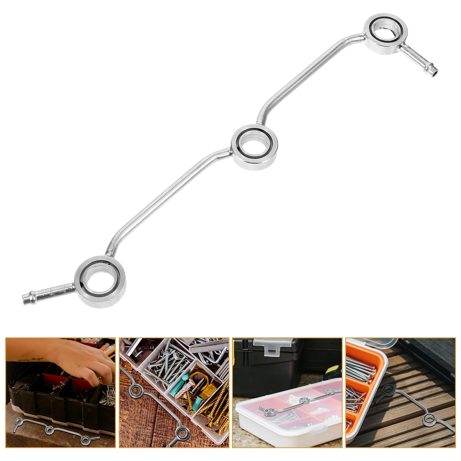 

Steel Iron Fuel Return Overflow Replacement For Forklift Oil Overflow Return Line Heavy Duty Auto Fuel System Easy Install