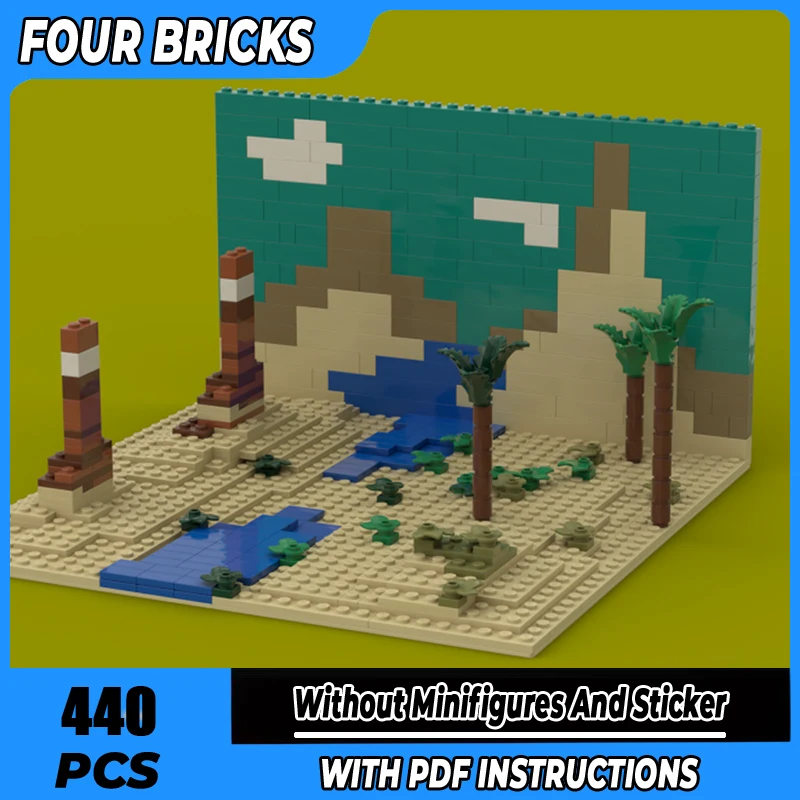 

Новые строительные блоки Moc, экосистема - технология Savanna, модульные кирпичи, модель, подарки, рождественские игрушки, наборы «сделай сам», сборка!