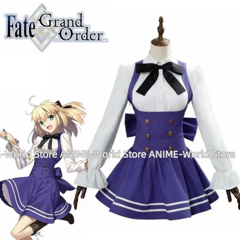 

Game Fate Grand Order Saber Lily Fourth Anniversary Cosplay Costume