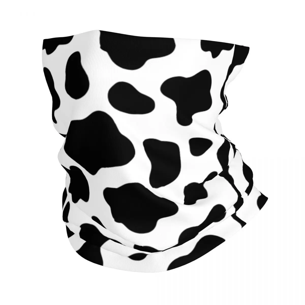 

Cow Bandana Neck Cover Printed Animal Skin Balaclavas Face Mask Scarf Multifunctional Cycling Running for Men Women All Season