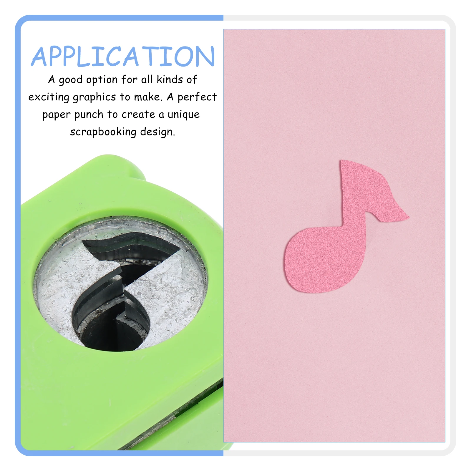 

Embossing Device Hole Puncher Single for Paper Crafts Mini Plastic Shapes Child Handheld