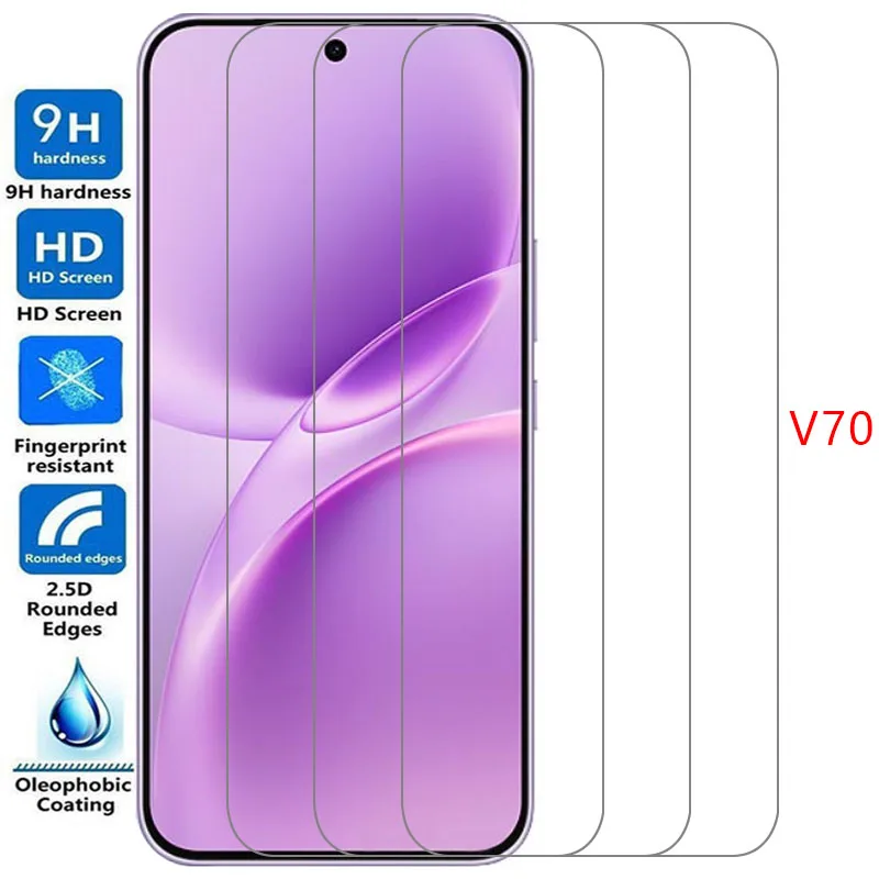 Чехол для телефона Vivo V70 Elite FE, защитное стекло для экрана Vivo V70, V 70, 70V, V70Elite, Lite, V70FE 5G, задняя крышка 360° Vivo