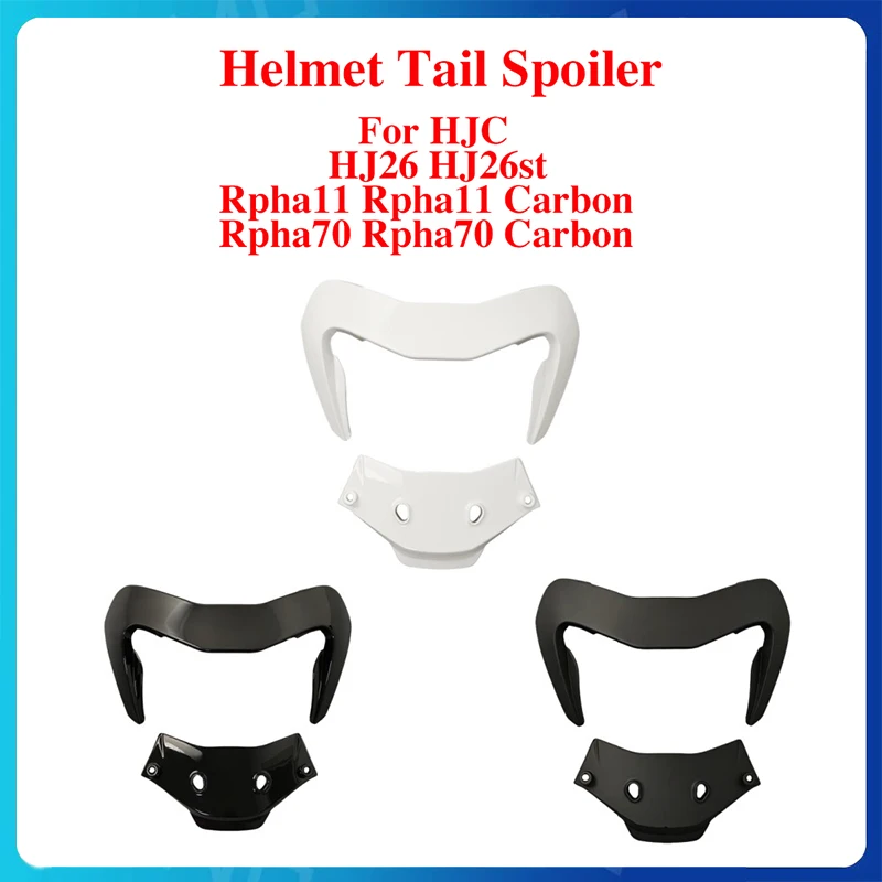 Motorcycle Rear Trim Helmet Tail Spoiler for HJC HJ26 HJ26st Rpha11 Carbon Rpha70 Carbon Helmet Accessories
