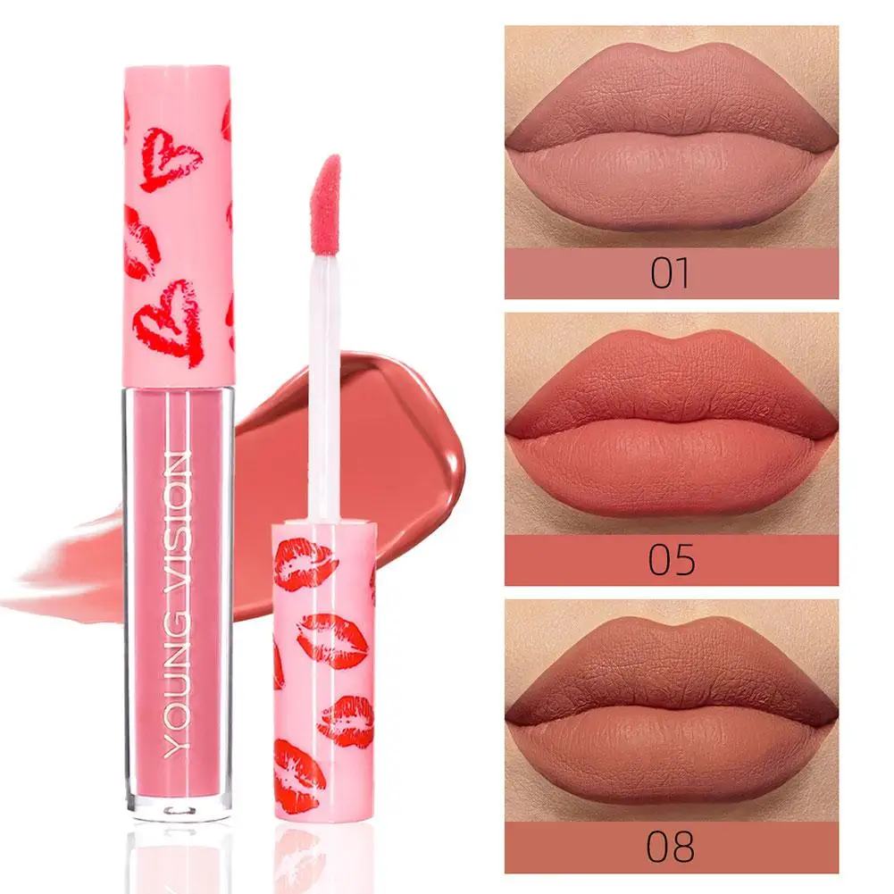 Lucidalabbra idratante a lunga durata facile Halo-dyeing Mirror Gloss cosmetici impermeabili acqua trasparente Lip Color Glass O4E6