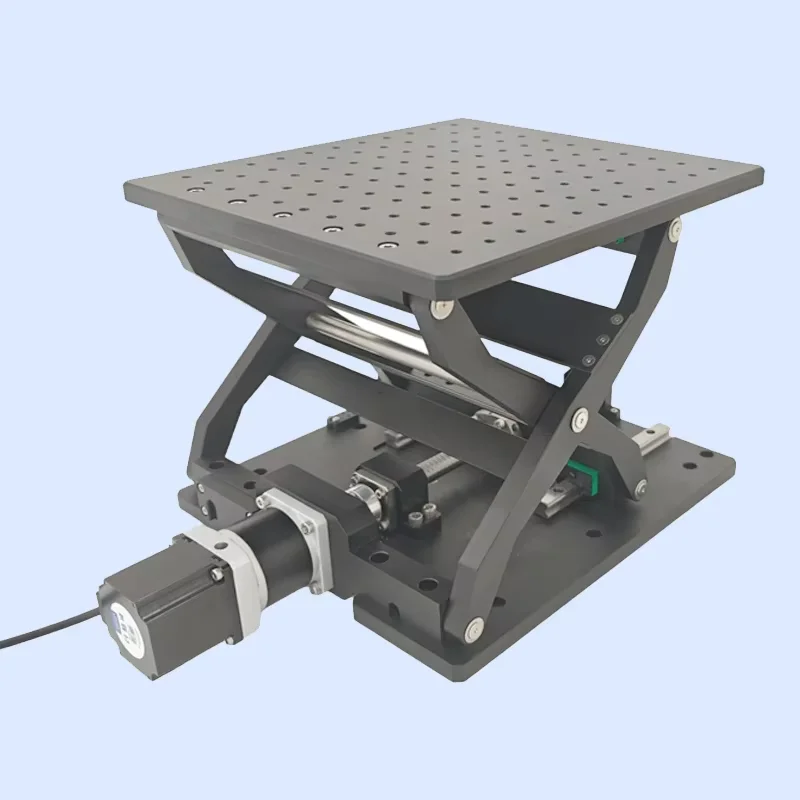 The center supports a 50-kilogram Z-axis electrically adjustable lifting platform with a travel distance of 153mm.