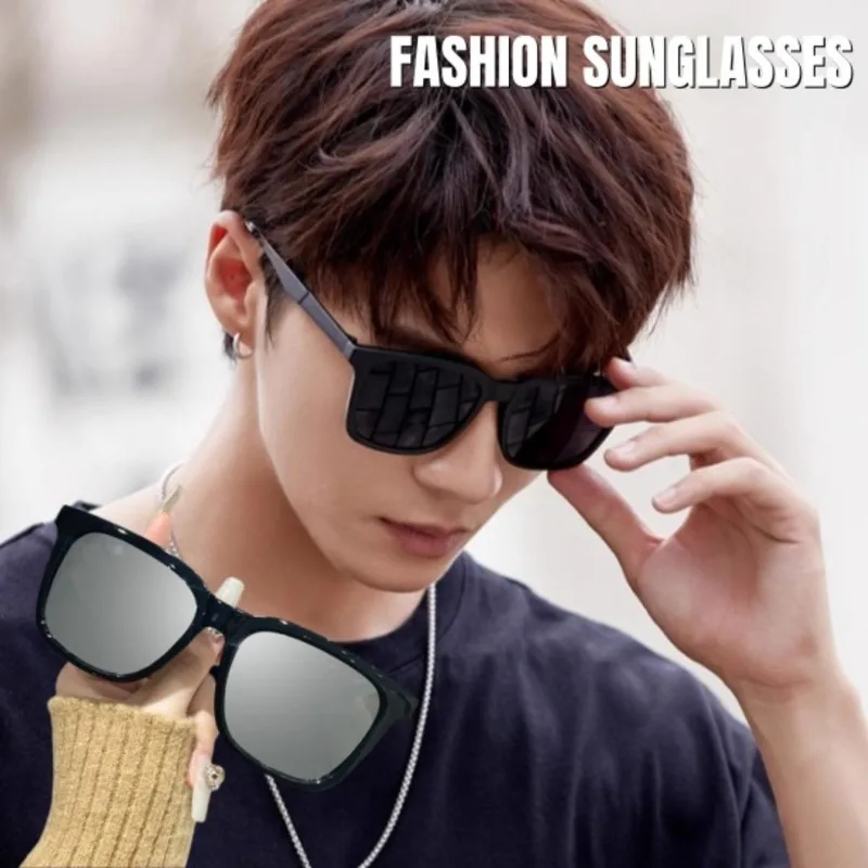 Neue Männer Quadrat Sonnenbrille Mode Im Freien Fahren UV400 Brille Vintage Marke Designer Frauen Brillen Unisex