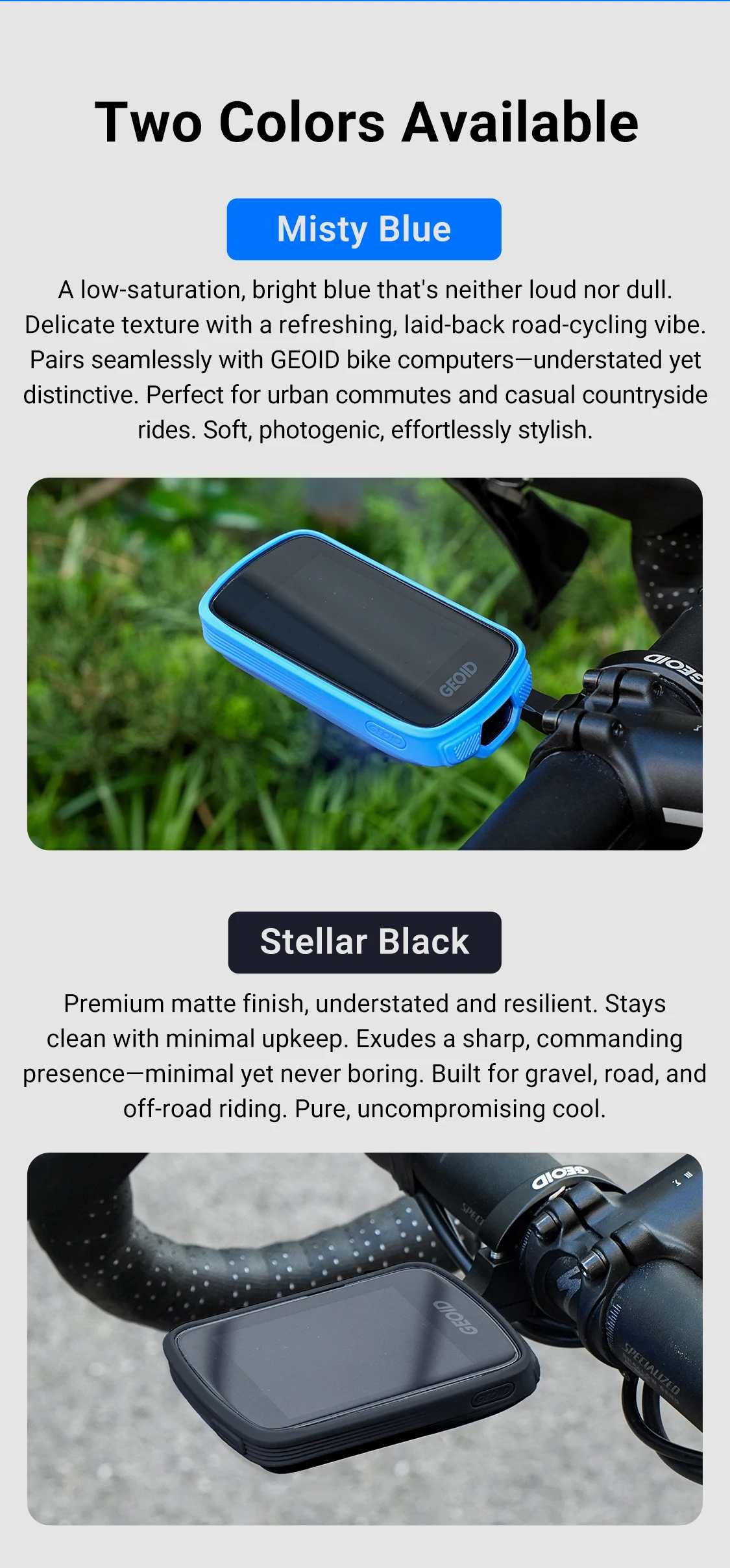 GEOID Fahrradcomputer Silikon-Schutzhülle für CC700/CC700PRO – Detail 6