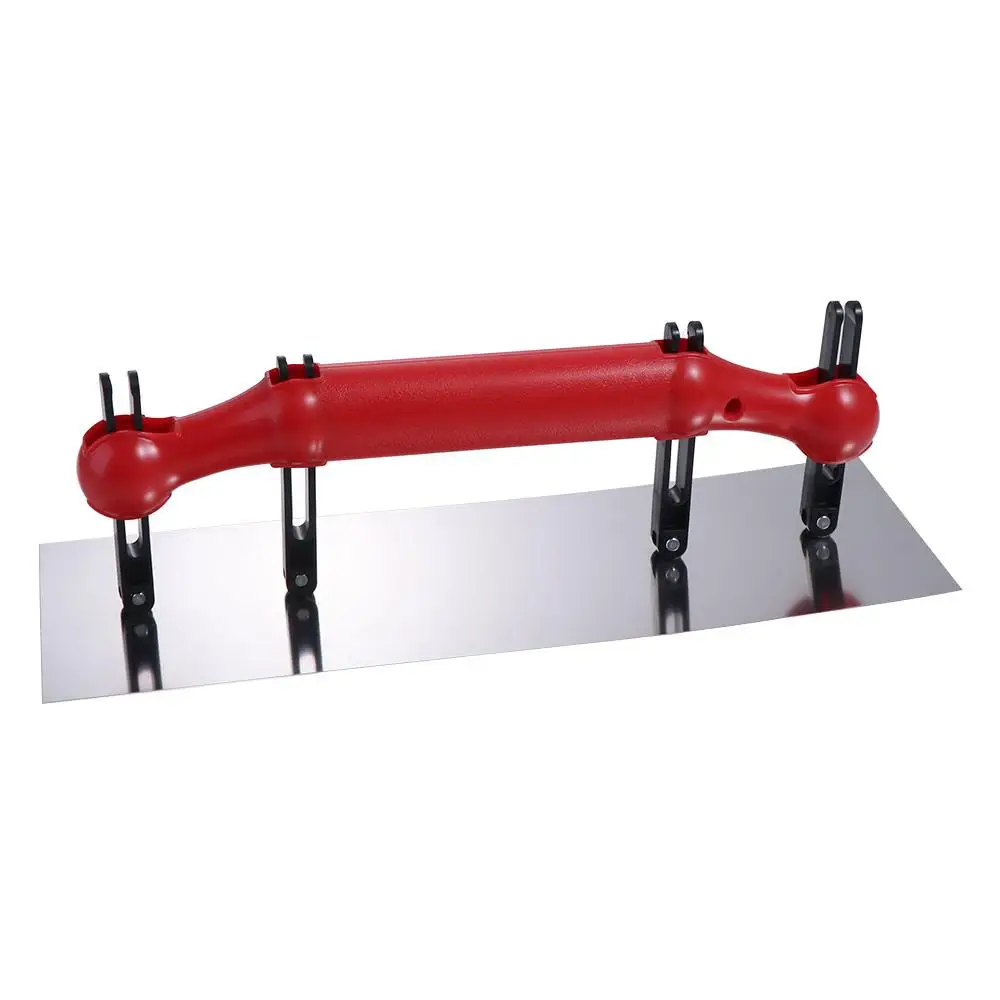 Multi-function Arc Paint Trowel Adjustable Non-slip Handle Scrape Putty Trowel Smooth High Carbon Steel Putty Spatula Renovation
