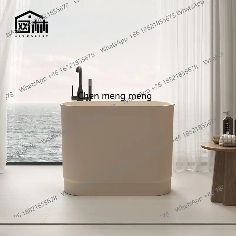 

Bathtub Independent Family Hotel B & B Small Apartment Bathroom Deep Soaking Sitting Bath