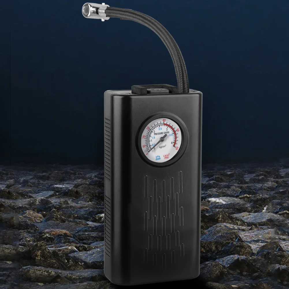 Electric Air Compressor USB Charging Car Tire Inflator Multifunctional Handheld Air Pump for Motorbike Auto Bicycle