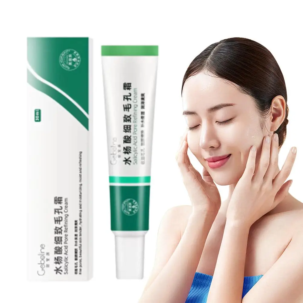 Salicylic Acid Pore Shrinking Cream Quick Elimination Large Pores Remove Blackehead Tighten Face Smooth Skin Korean Care Product