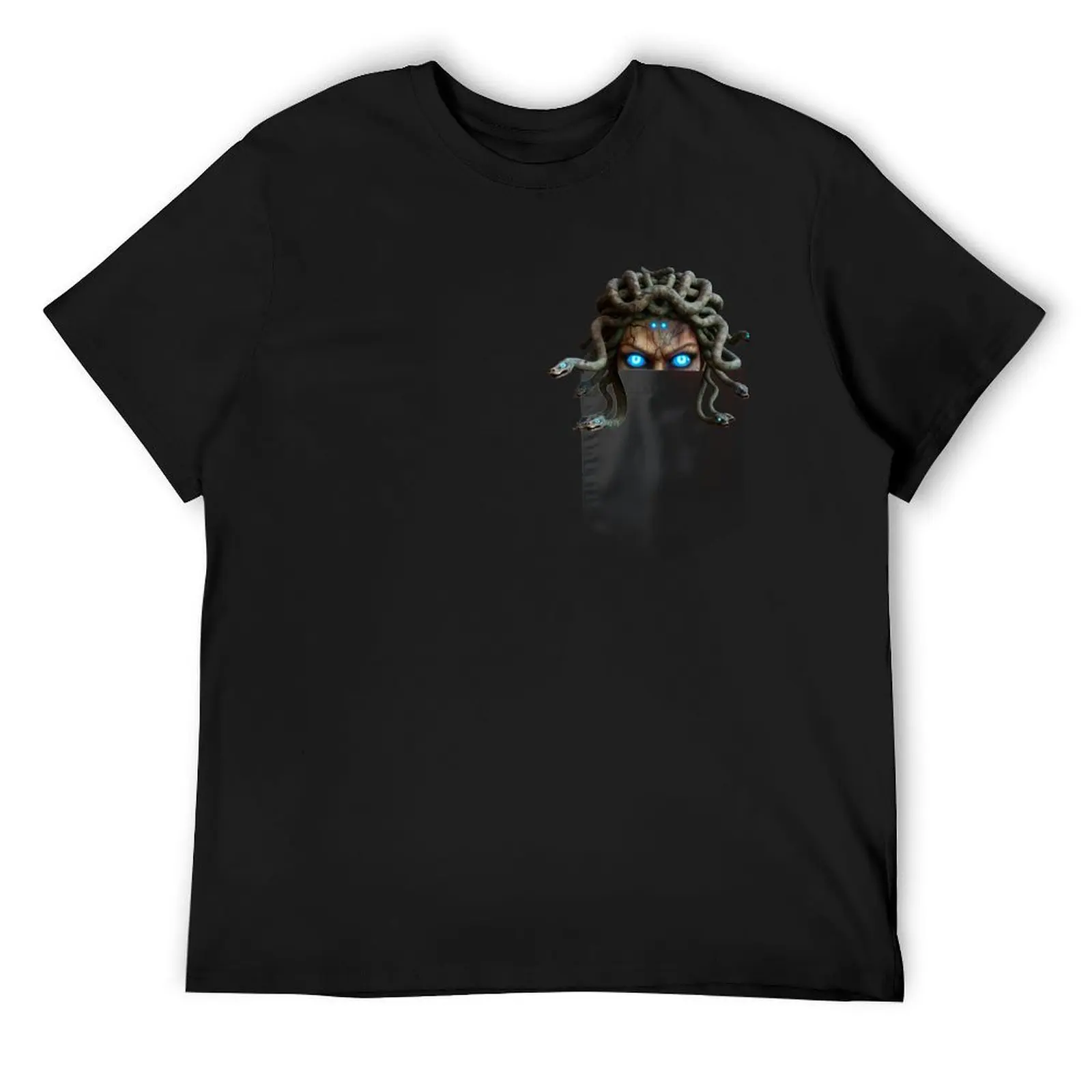 

Pocket Gorgon: Medusa's Modern Stare. Pocket Series T-Shirt sports fans essential t shirt mens graphic t-shirts hip hop