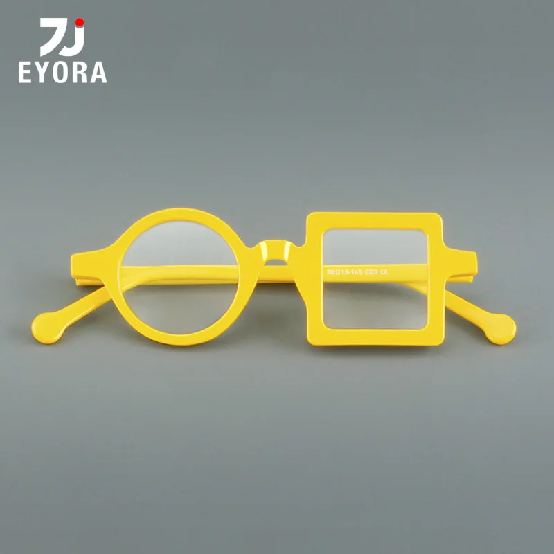 

EYORA Personalized Asymmetric Acetate Reading Glasses Woman Anti Blue Light Photochromic Hyperopia Eyewear Prescription Glasses