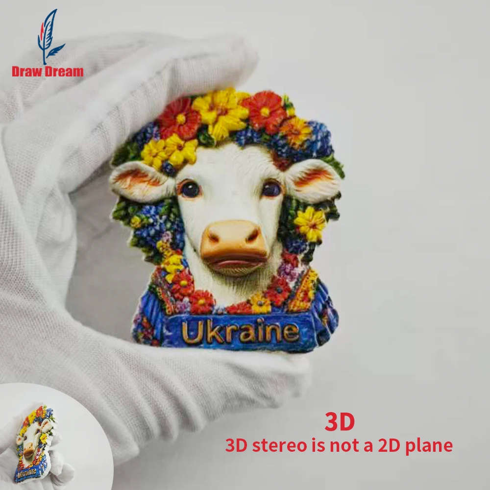 1Pc Ukraine Fridge Magnet, World Travel Souvenir Collectible, Suitable for Home and Office Decoration, Personalized Exclusive Travel Souvenir Magnetic Fridge Magnet, Home Decor, Kitchen, Room, Office, Cabinet Crafts Gift, Holiday Souvenir, Exquisite Small Gift
