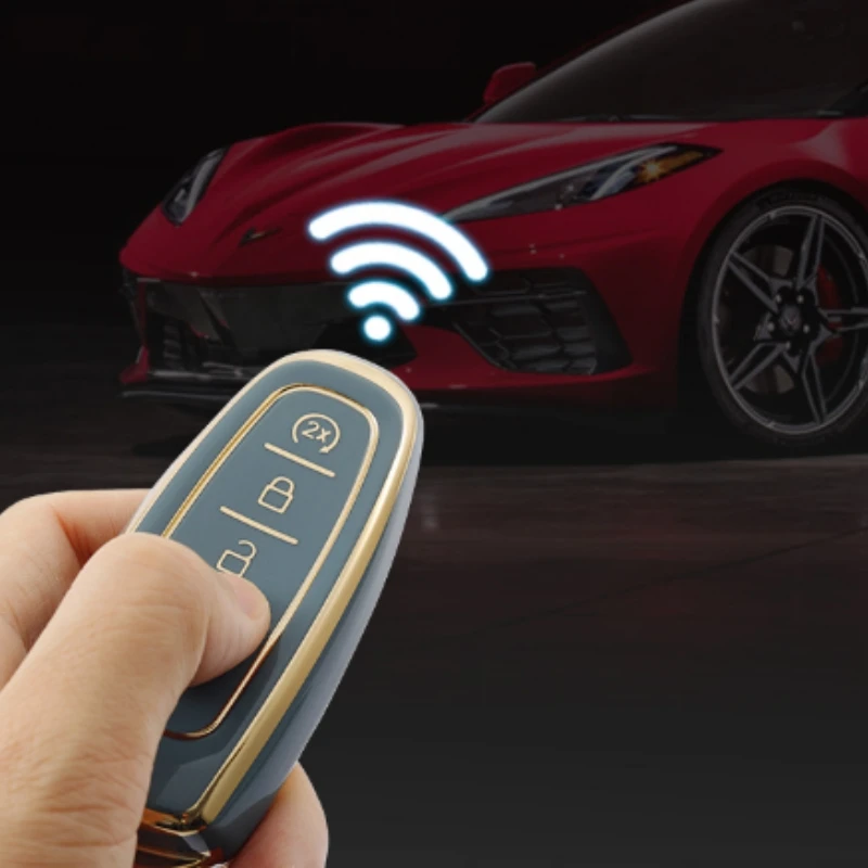 3 Colors Remote Car Key Case Cover Fob For Ford Explorer Edge Escape Flex Taurus 2011 2012 2013 2014 2015 5 Buttons Smart Key view 5