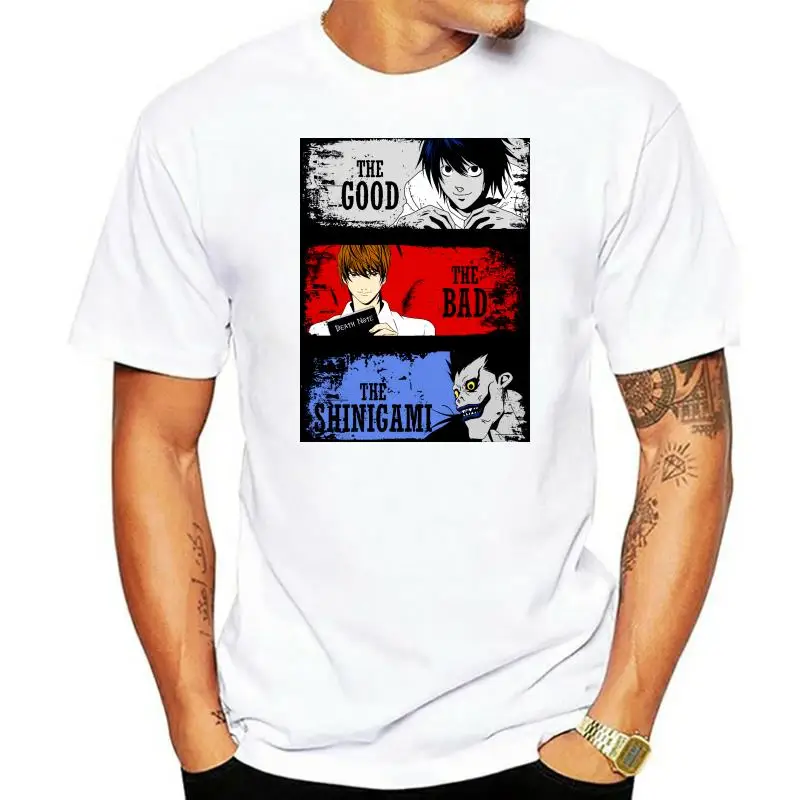 Death Note T-Shirt The Good The Bad The Shinigami Anime Manga Adult Kids Tee Top2023 Fashion Solid Color Men Tshirt Sleeveless