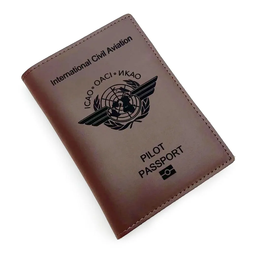 Handmade Personalised Pilot Passport Cover with Names Retro Cool Mens Passport Holder Brand Travel Men Covers for Passports