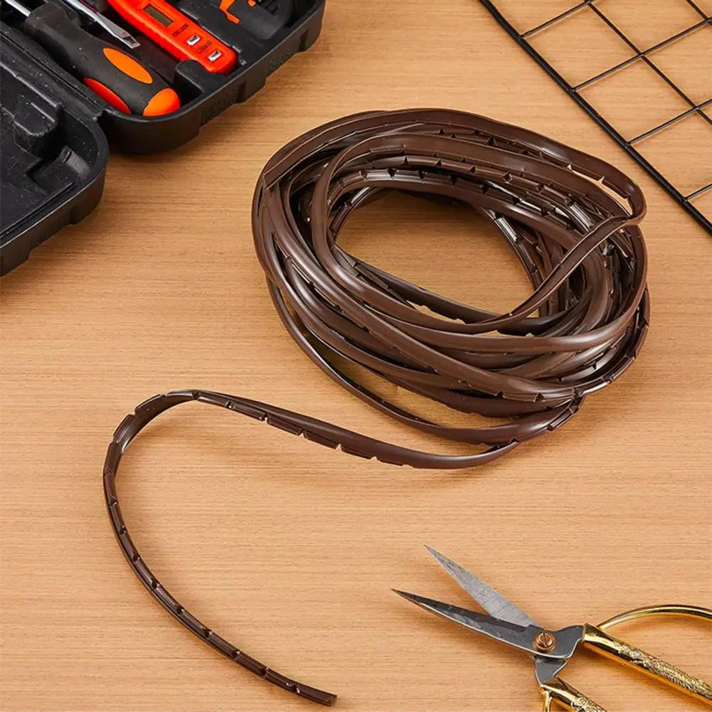 Glass Noise Reducer Strip 26.25 Ft Glass Panel Fixing Strip Multi-function Pvc Glass Retainer Diy Woodworking Cabinet Rail
