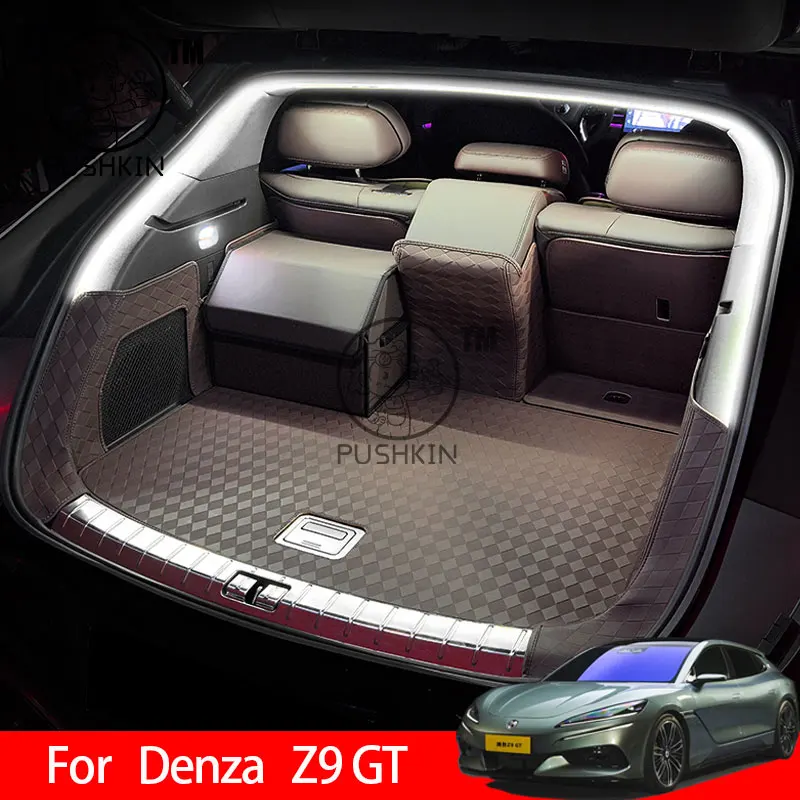 

For Denza Z9GT 2025 2026 Car Rear Trunk LED Light Bar Strip Trunk Interior Brightening Decorative Lamp Strip Automatic Light