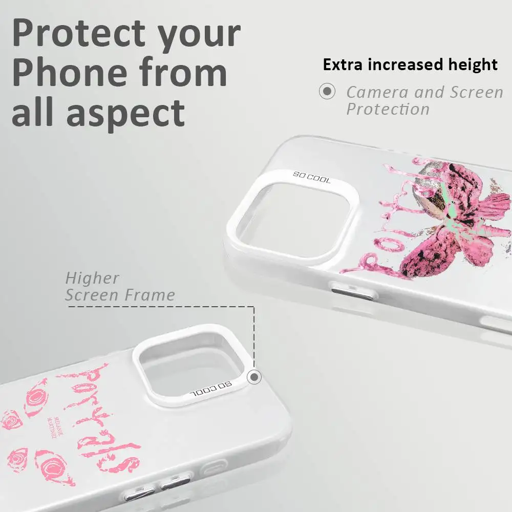 حافظة هاتف Melanie M-Martinez P-Portals لهاتف iPhone 16 15 14 13 12 11 Pro Max Plus - غطاء خلفي ناعم متدرج ملون من مادة TPU