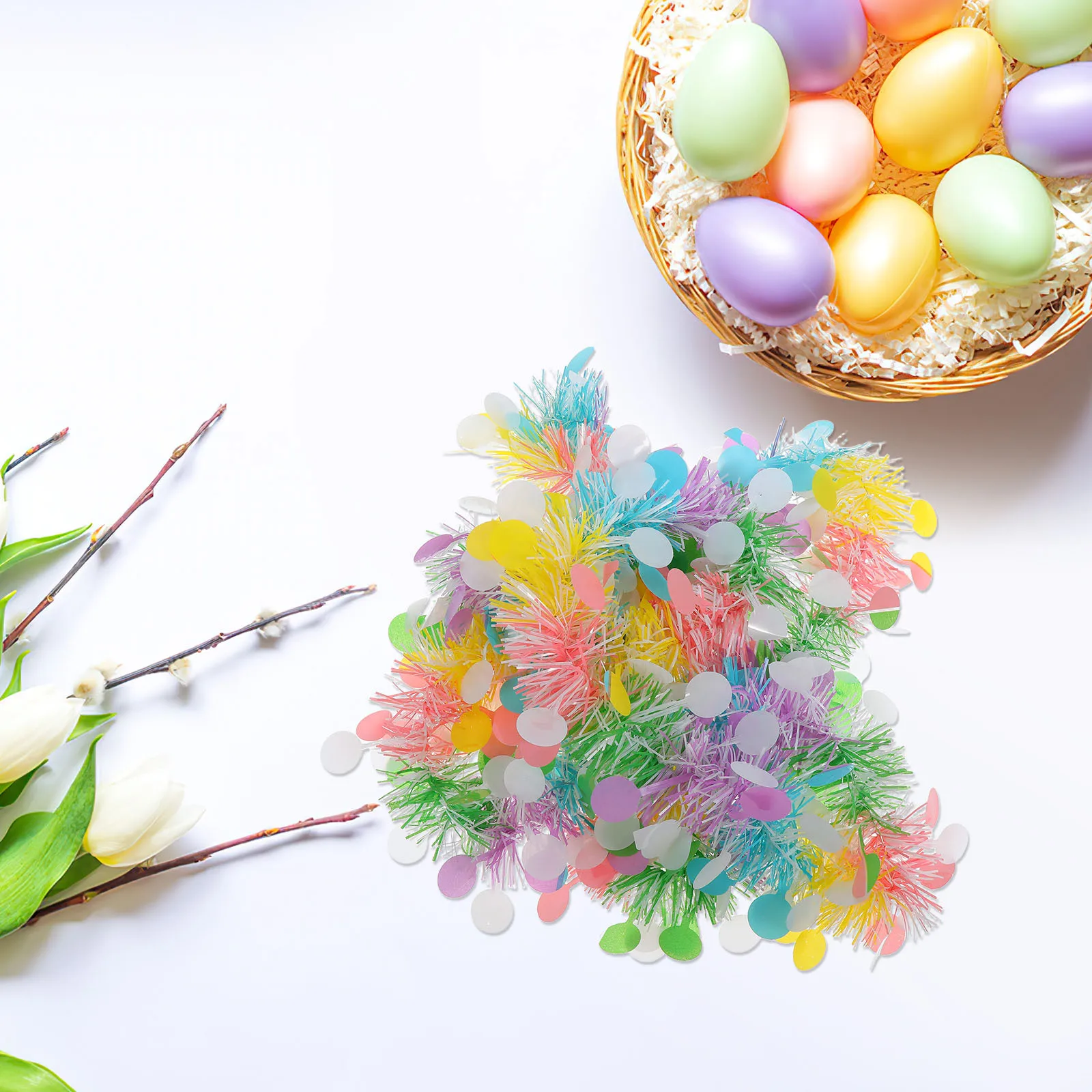 

8Pcs Colorful Tinsel Garland 200Cm Fringe Wall Ceiling Hanging Decor for Birthday Wedding Holiday Party Celebrations Festive