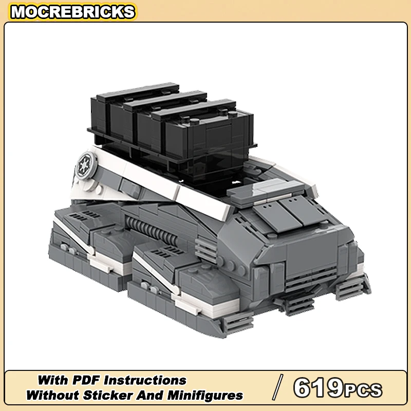

MOC-226081 Military Transport (semi tank) Variant Building Blocks Interstellar Battle Model Expert Collection Bricks Kids Toys