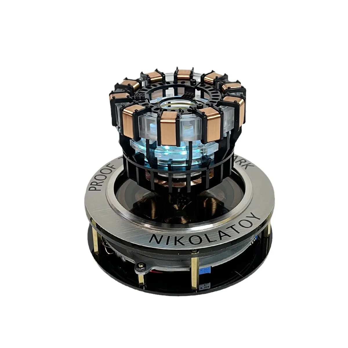 Tech Toys Creative Black Tech Magnetic Levitation Steel Ark Reactor Desktop High-Tech Decoration Collection Gift