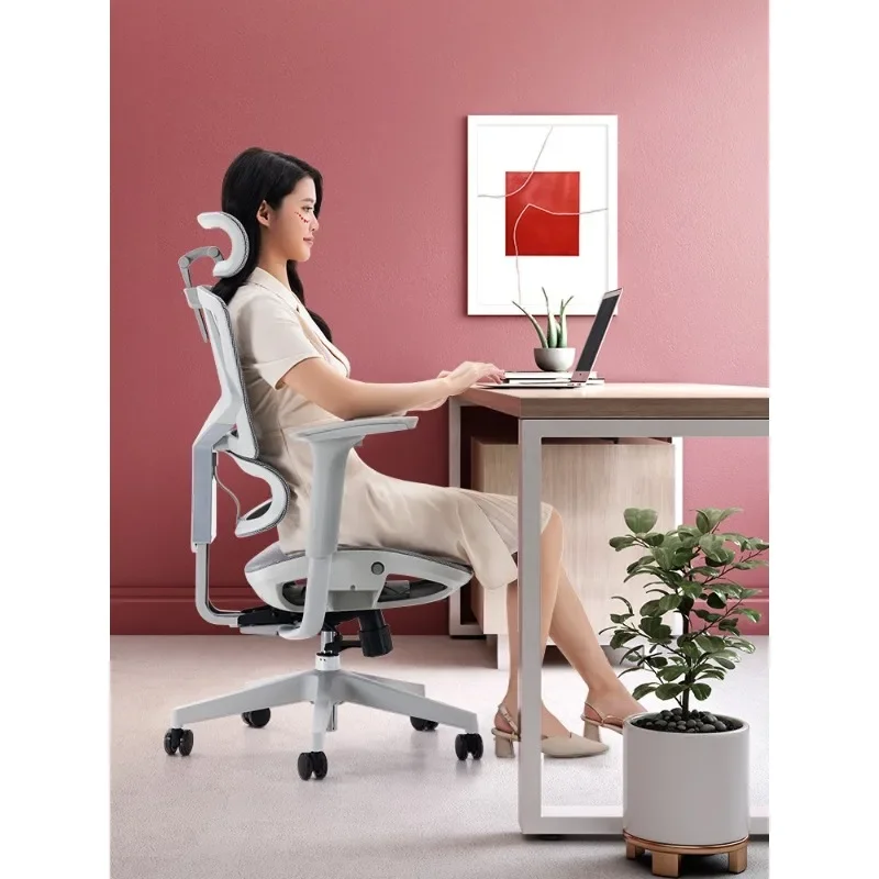 Ergonomic chair, computer chair, girls' home comfortable chair