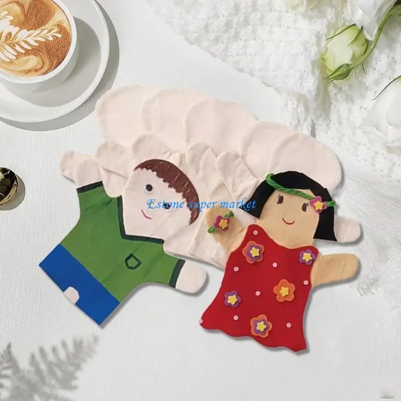090B Ferramenta para fazer fantoches pintura tela infantil para atividades exclusivas contar histórias