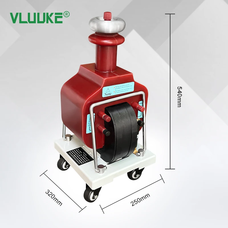 جهاز اختبار Hipot VLUUKE BYQ5kVA (نوع جاف) شاشة عرض مؤشر 5kVA/50kV صب مكنسة إيبوكسي CD تصميم مدمج أساسي