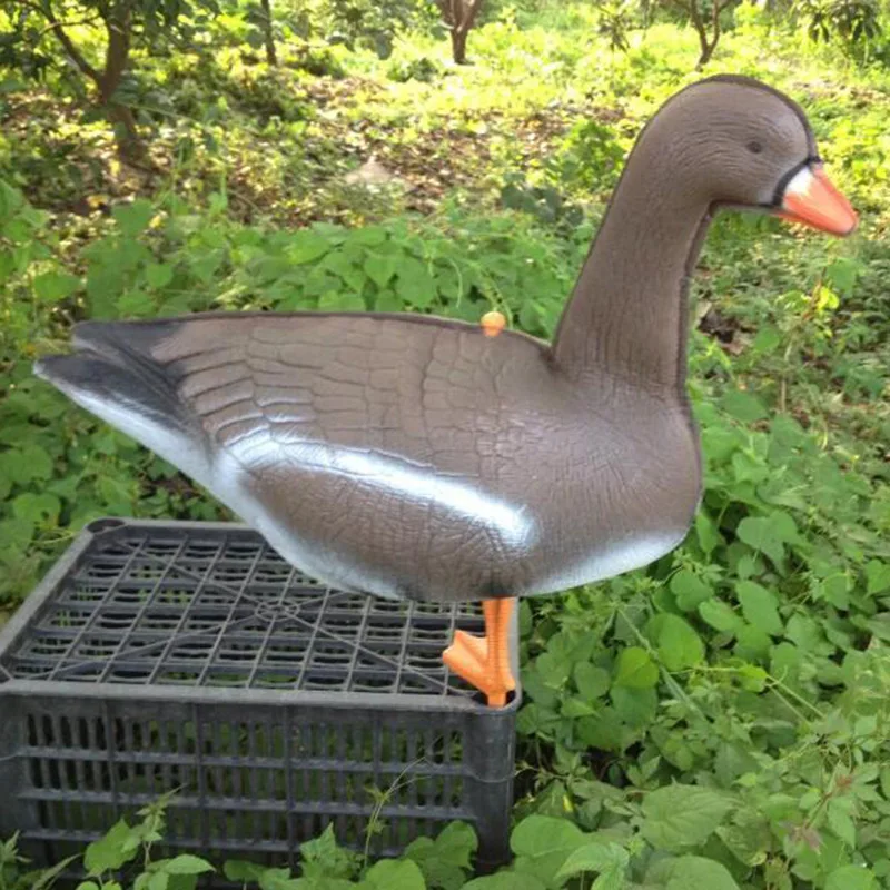 Vivid Goose Hunting Decoy Full-Body Crow Shooting  3D Ornament Simulation Hunting Supplies Outdoor Garden Bird Scarer Decor