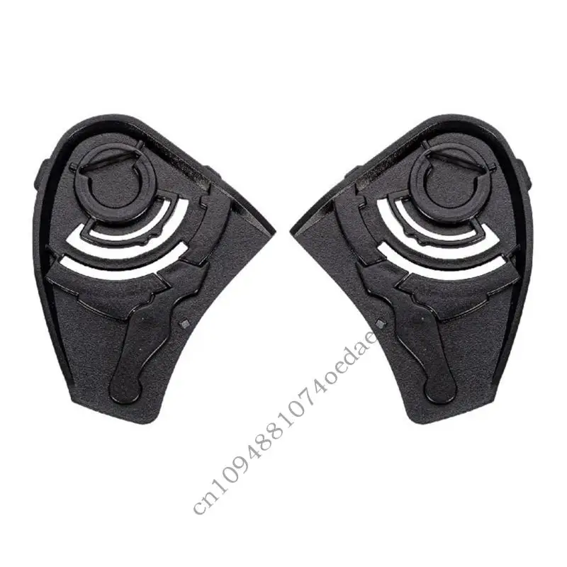 

0XXC 1 Pair Helmets Visors Gear Base Plate Motorcycle Helmets Face Windshield Visors Base for OF608 Easy Installation