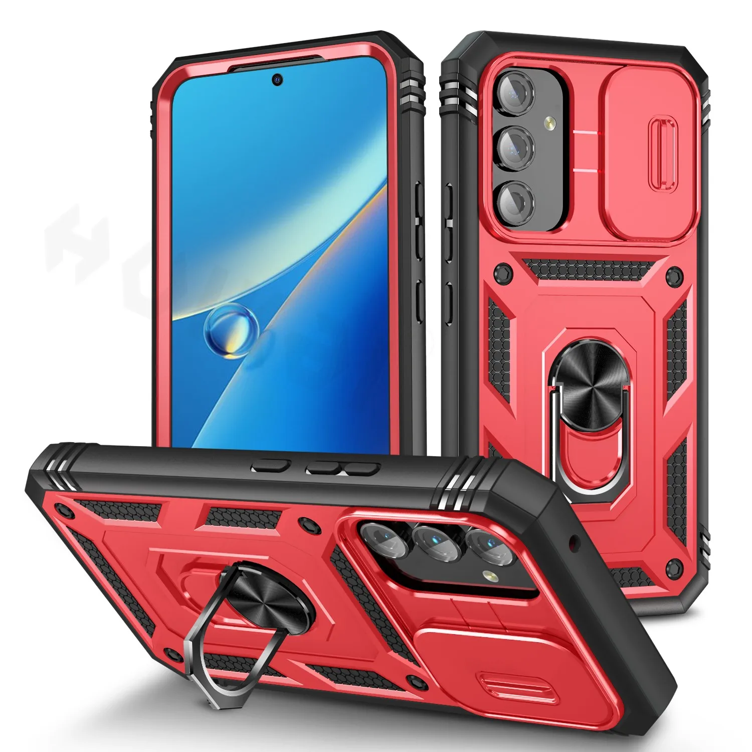 Hülle für Samsung Galaxy A37 A57 A56 A36 A17, Kameraschiebeobjektiv, Schutzpanzerung, militärischer Schutz, stoßfest, robuste Hülle – Detail 12