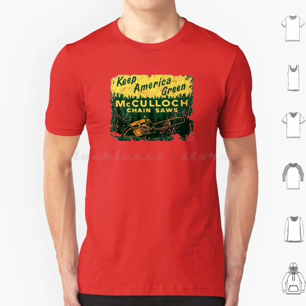 Mcculloch Chinsaws Usa T Shirt Men Women Kids 6xl Mcculloch Chinsaws Usa Keep America Green Homelite Remington Logger