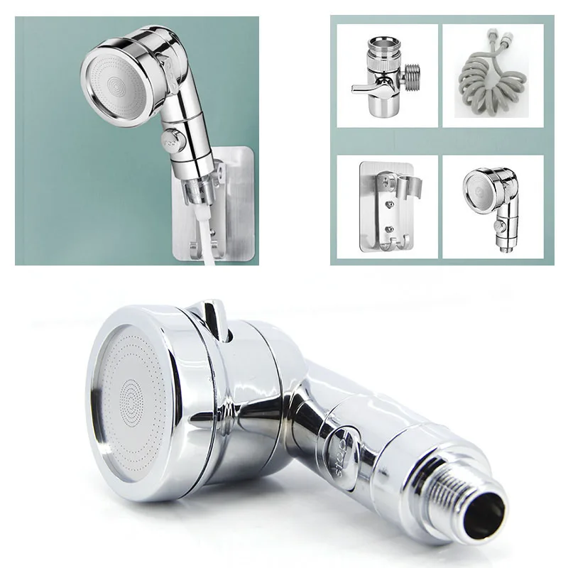 silver small ABS Barber Salon Shower Head Nozzle Sprinkler Hair Washing Clean Hairdressing For Barbershop pet Shampoo Bed Parts