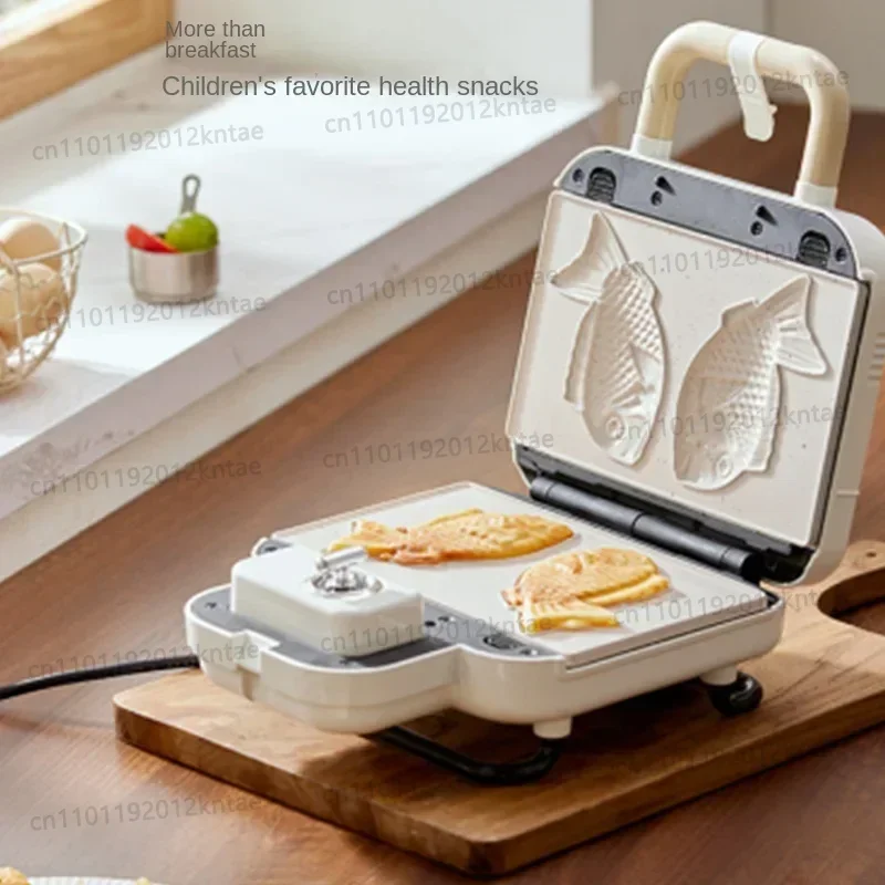 Home Time Multi-function Waffle Light Machine Small Bread Machine Double Plate  Breakfast Machine