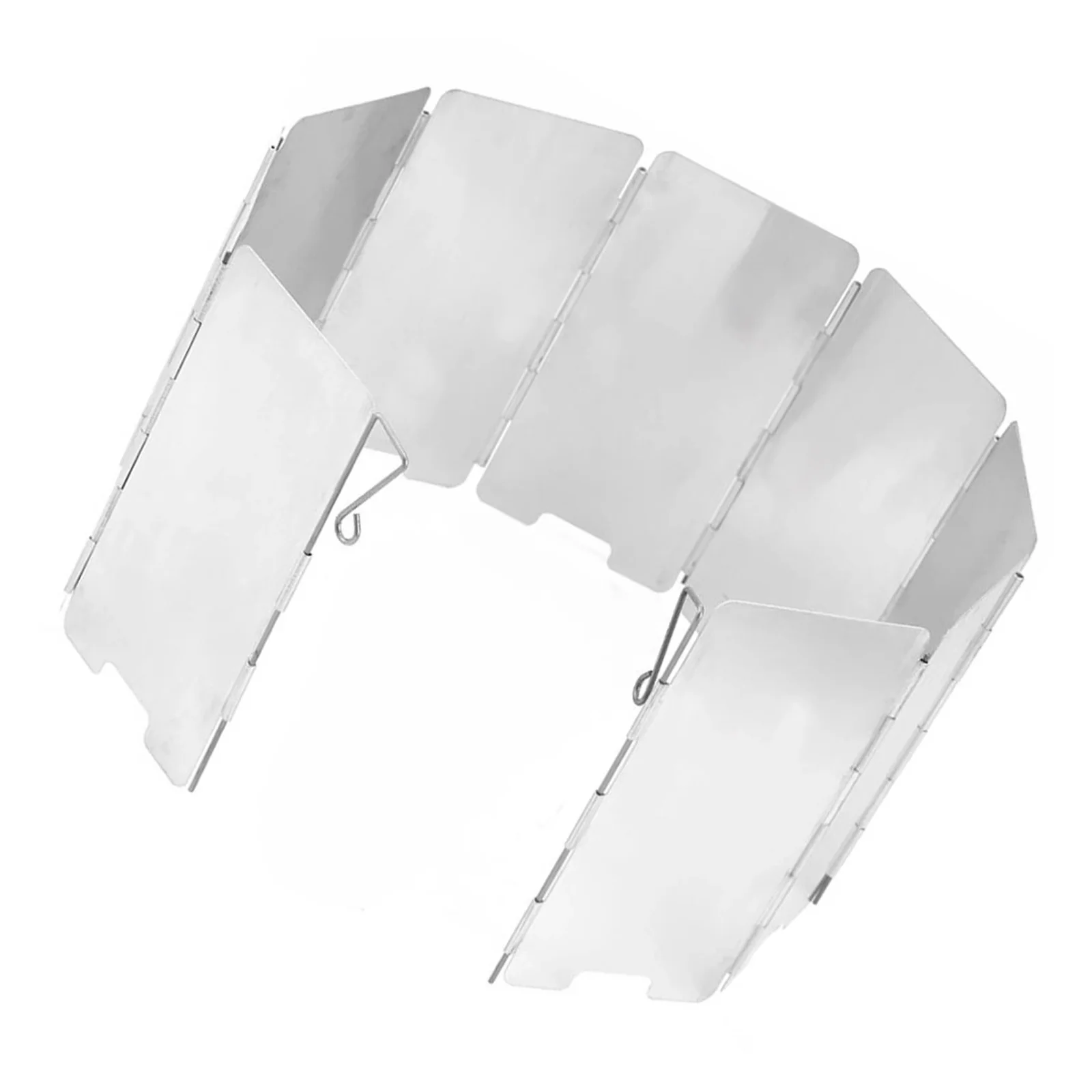 

Outdoor Windshield Foldable Aluminum Alloy Stove Wind Screen For Camping Bbq Lightweight Burner Windproof Camping Supply