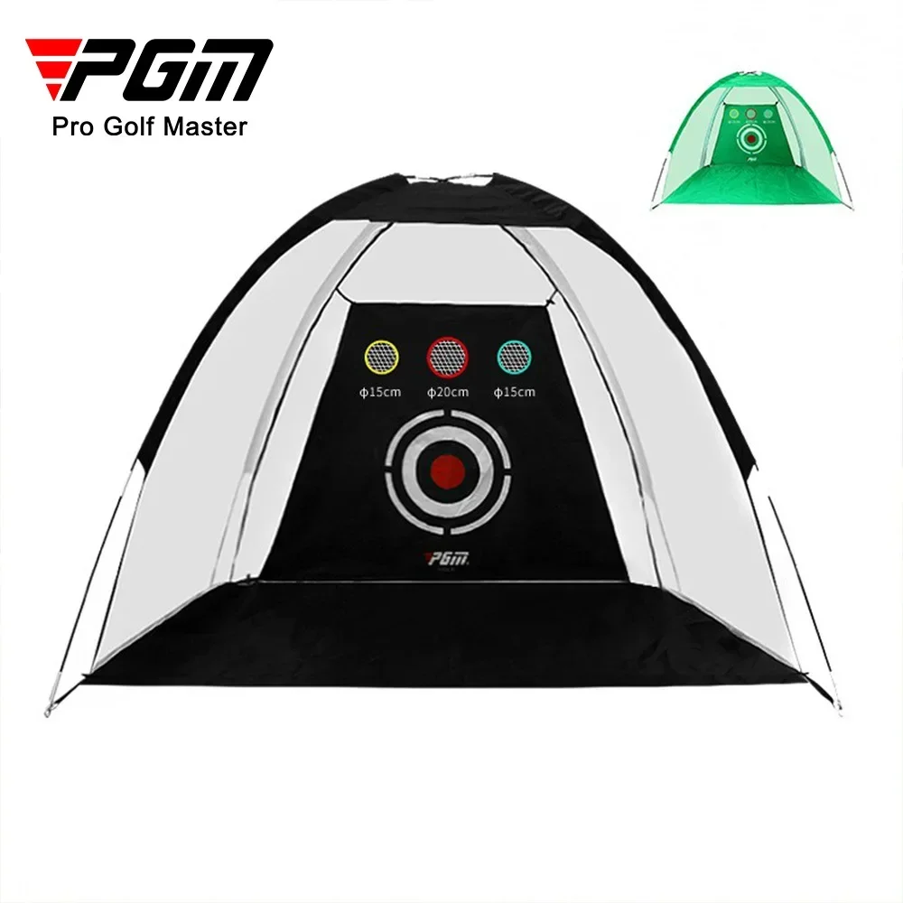 PGM 3m Indoor Golf Training Net Foldable Targeting Tent Cage Practice Driving Football Durable Polyester Oxford Fabric