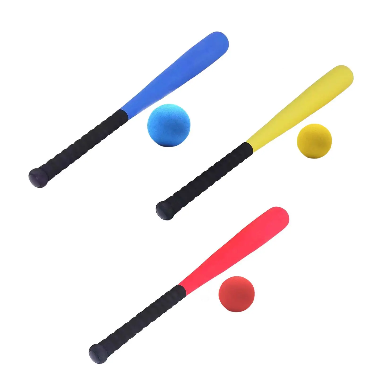 

Kids Foam Baseball Bat and Ball Set Toy Children Soft Baseball Bat T Ball Set for Exercise Sport Learning Training Game Playing