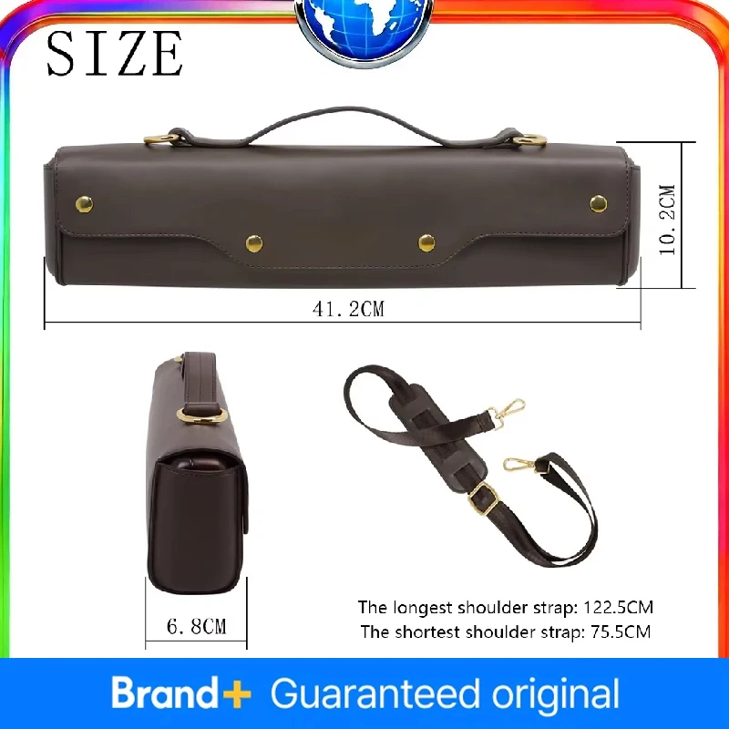 

16/17 Holes Flute Gig Bag Soft Case Water-Resistant Synthetic Leather Backpack Adjustable Strap Flute Parts And Accessory Carrie